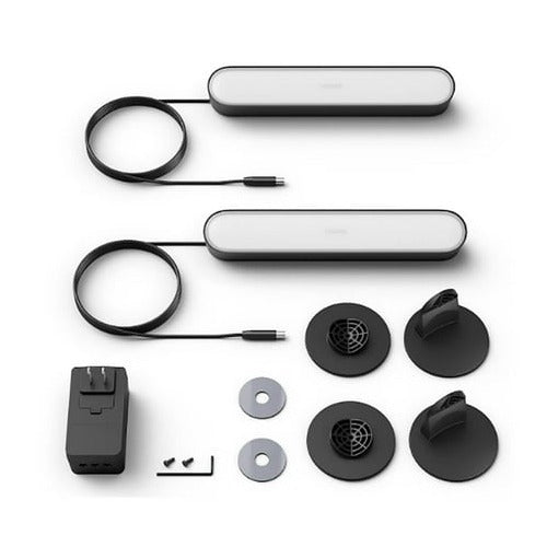 Philips Hue Play White and Color Smart Light 2-Pack Base Kit (Black)