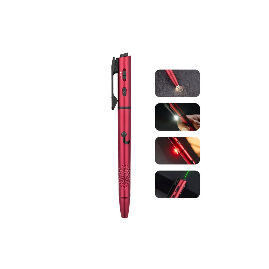 OLIGHT O'Pen 3 Multifunctional Pen Light with 120 Lumens (Wine Red)