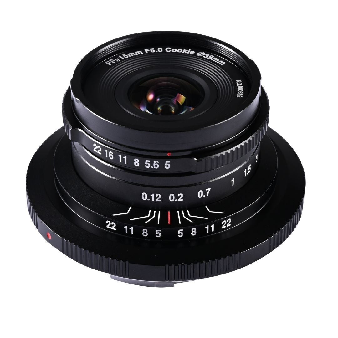 Laowa 15mm f5 Cookie FF Lens with 110-Degree Angle of View and Compact Body (Black, Nikon Z Mount)