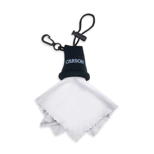Carson Stuff-It Microfiber Cloth with Drawstring (Black)