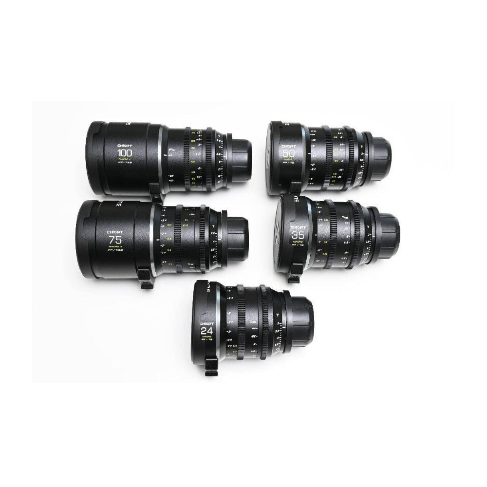 CHIOPT SLASHER T2 & T2.8 Macro Prime 5-Lens Kit (ARRI PL)