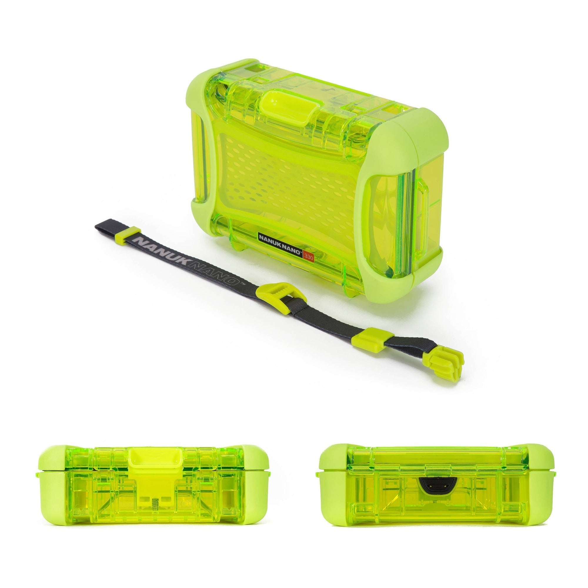 NANUK 330 Nano Series Waterproof Large Hard Case (Lime)