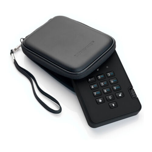 iStorage diskAshur2 USB 3.1 2TB Encrypted Portable HDD (Phantom Black)
