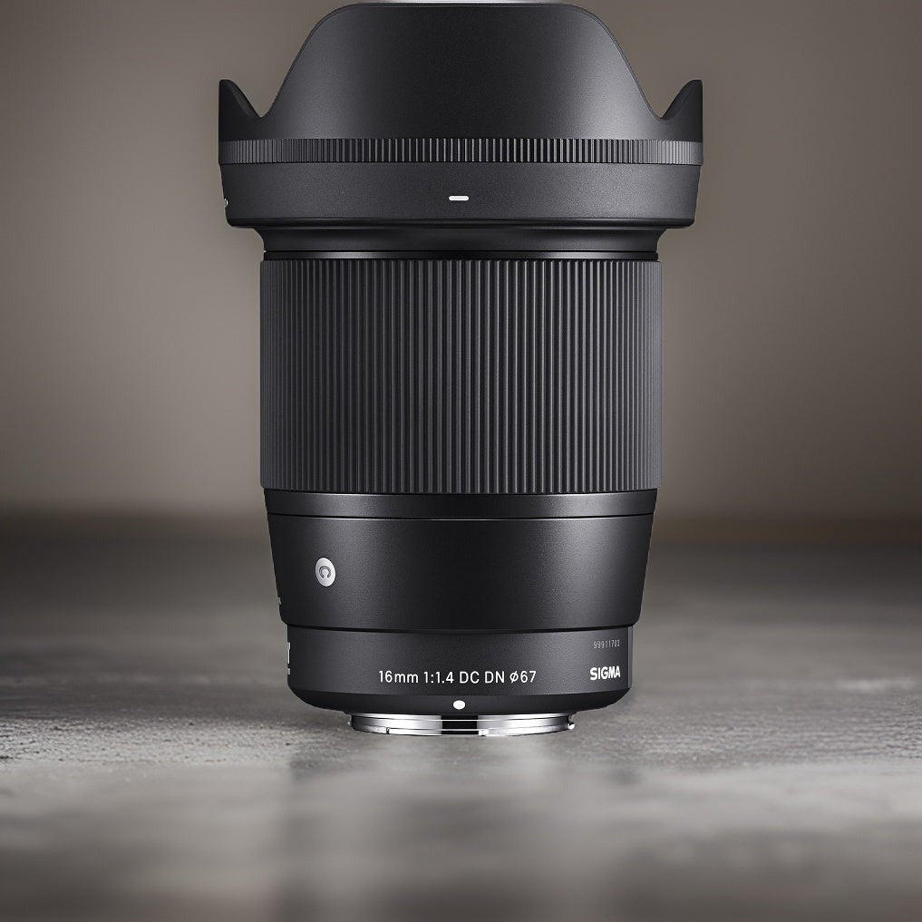 Sigma 16mm f/1.4 DC DN Contemporary Lens for Sony with Accessory Bundle