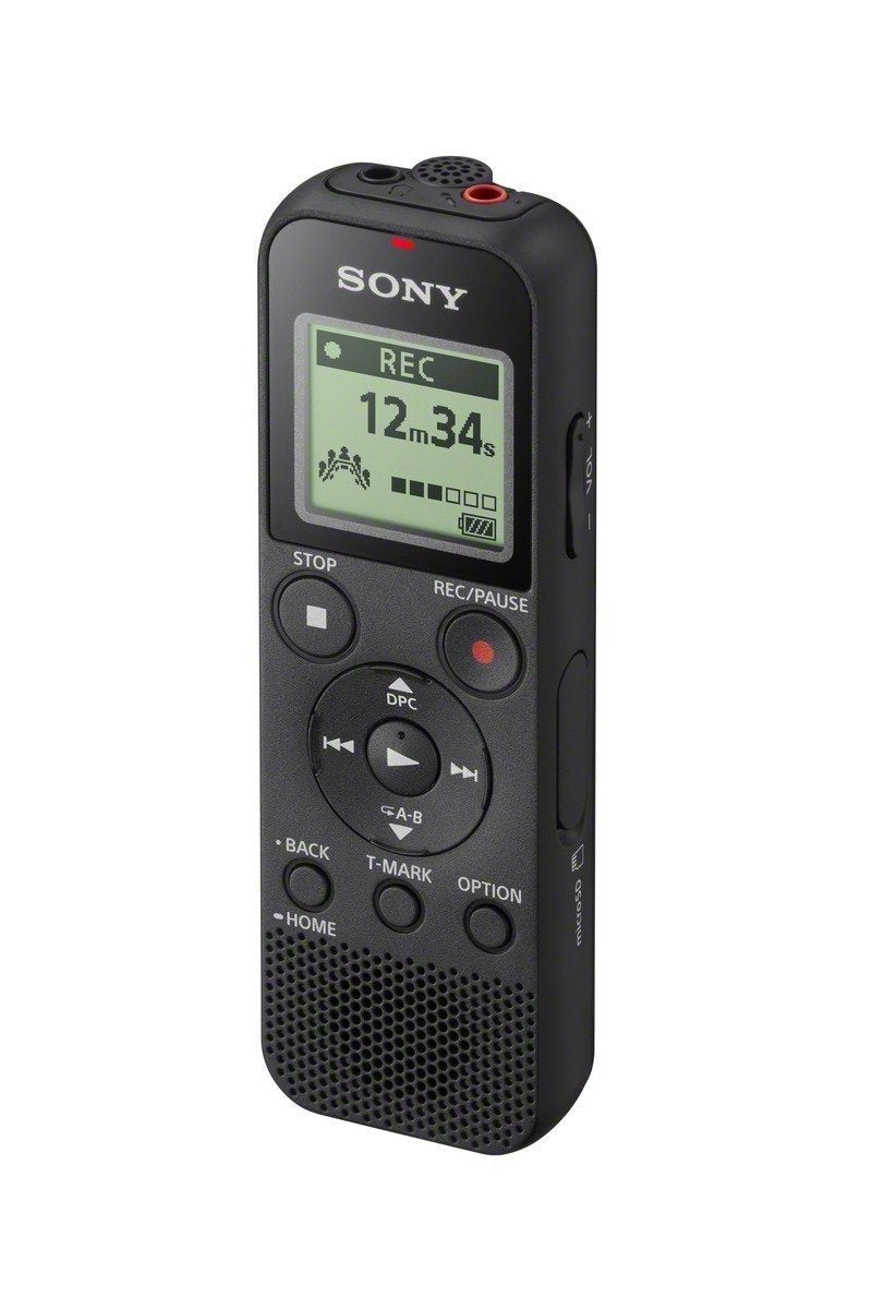 Sony ICD-PX370 Mono Digital Voice Recorder with Built-In USB and Case Bundle