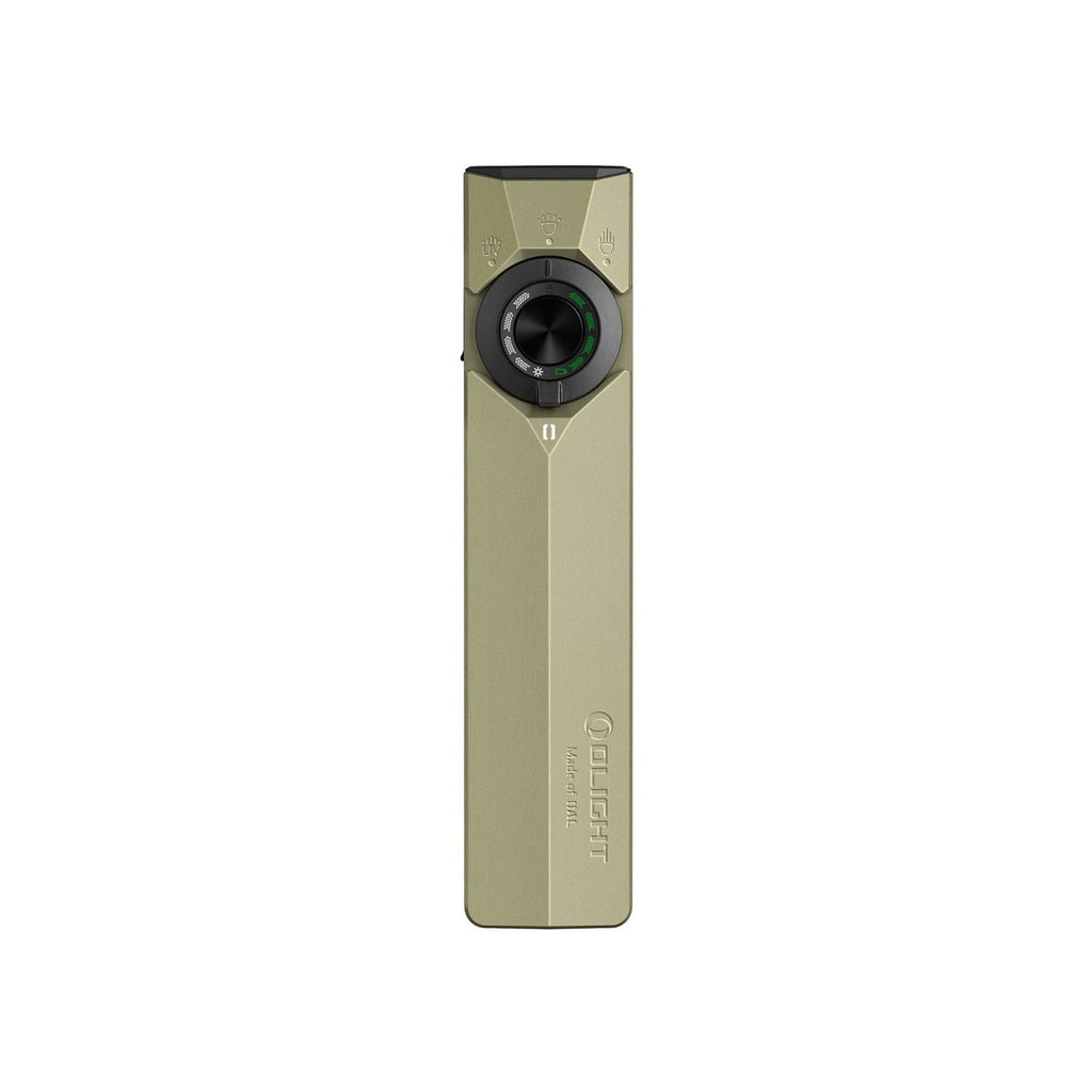 OLIGHT ArkPro Ultra EDC Flat Rechargeable Flashlight (Olive Green CW)