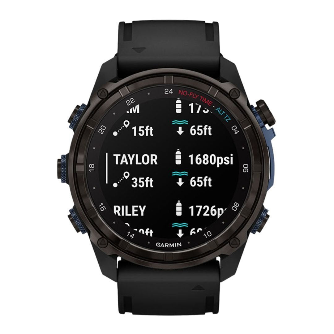 Garmin Descent Mk3i Watch Style-Dive Computer (51mm, Carbon Gray with Black Silicone Band)