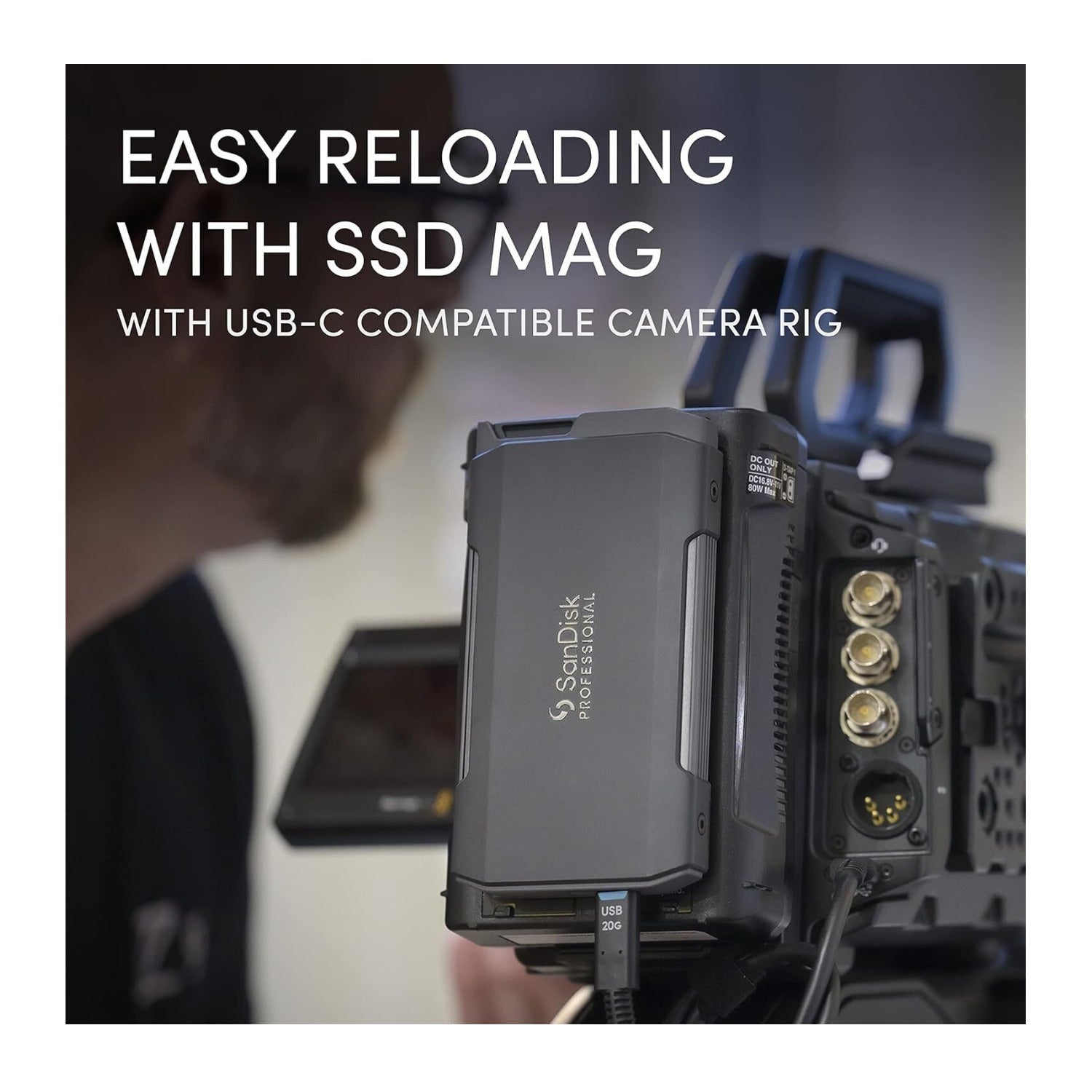 Sandisk Professional 1TB PRO-Blade Transport Portable and Modular NVMe SSD