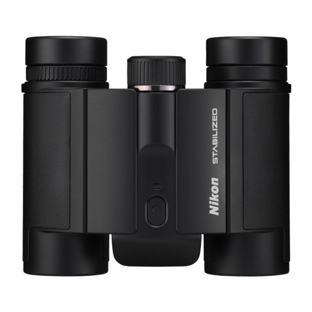 Nikon 10x25 S Dual-Hinge Design Stabilized Binoculars with Accessories Bundle