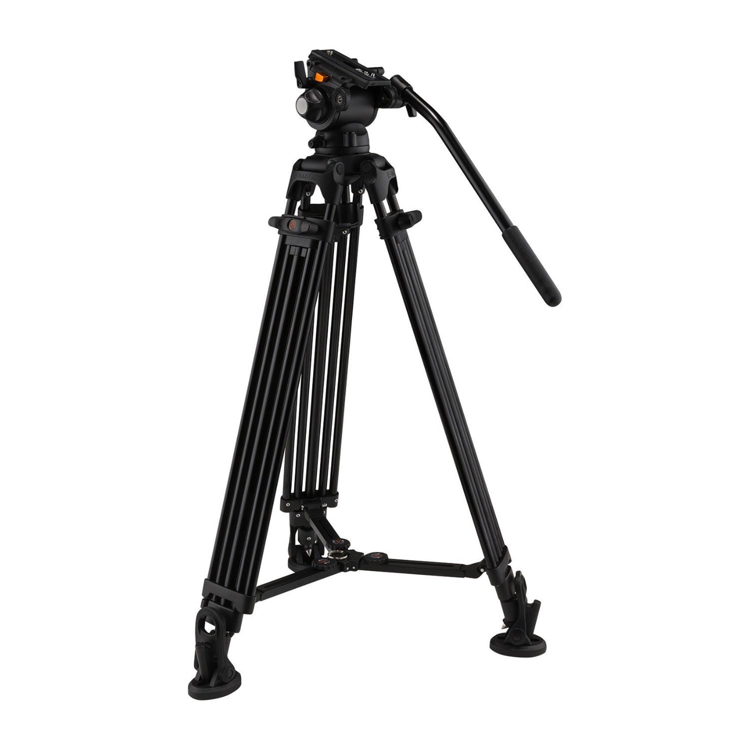 E-Image 2-Stage Aluminum Camera Tripod Kit with GH03 Fluid Head