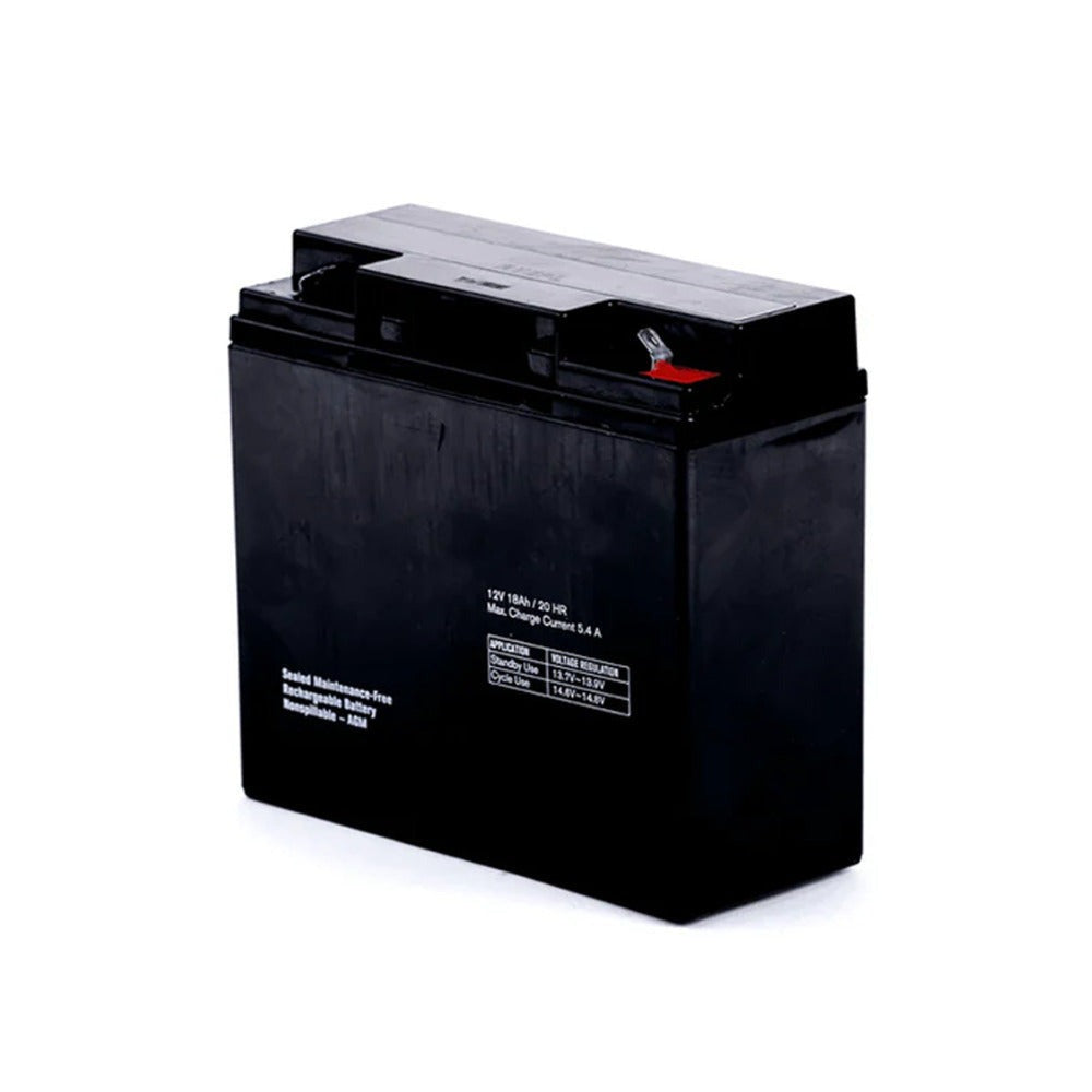 Spartan 12V Spill-proof Sealed Lead Acid (SLA) External Battery with 18 Amp-Hrs