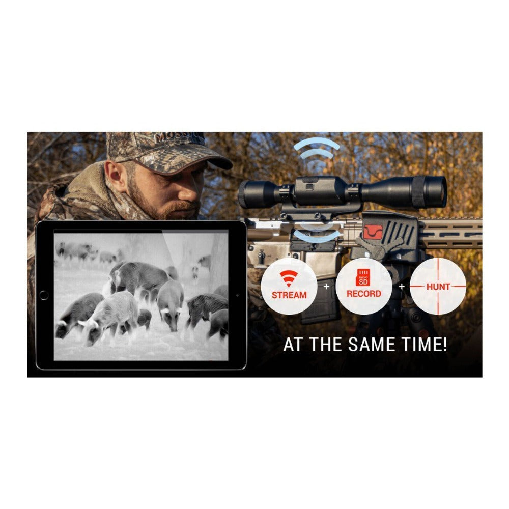 ATN Thor 5 LRF 5-40x 640x480 Smart HD Thermal Rifle Scope with 30mm Scope Mount