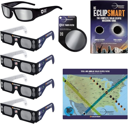Celestron EclipSmart Ultra 8-Piece Sun Observing & Imaging Kit