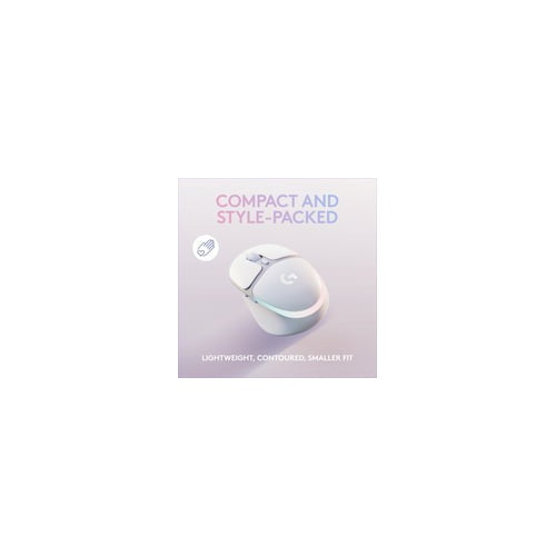 Logitech G705 Wireless Gaming Mouse with LIGHTSYNC RGB Lighting (White Mist)