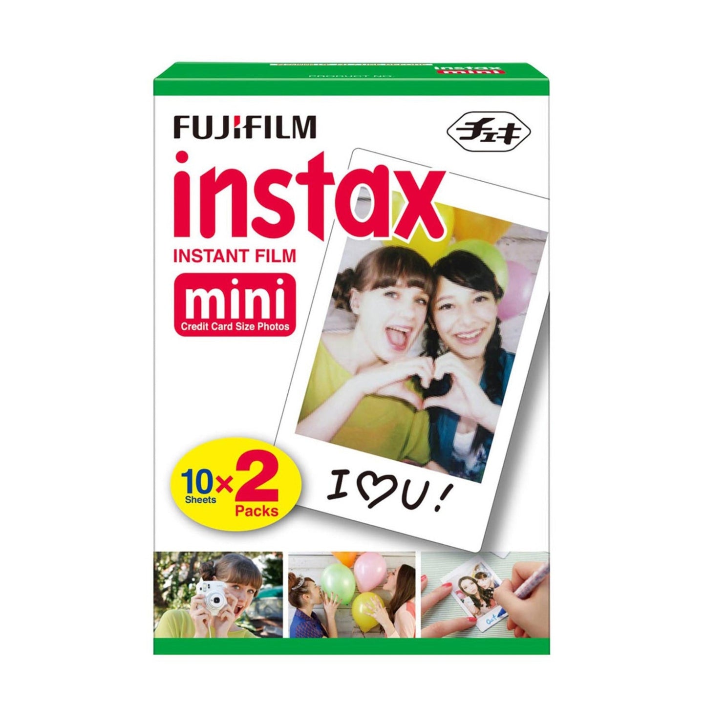 Fujifilm Instax Mini Hybrid LiPLay Instant Camera (Blush Gold) with instax Mini Film Pack and Album