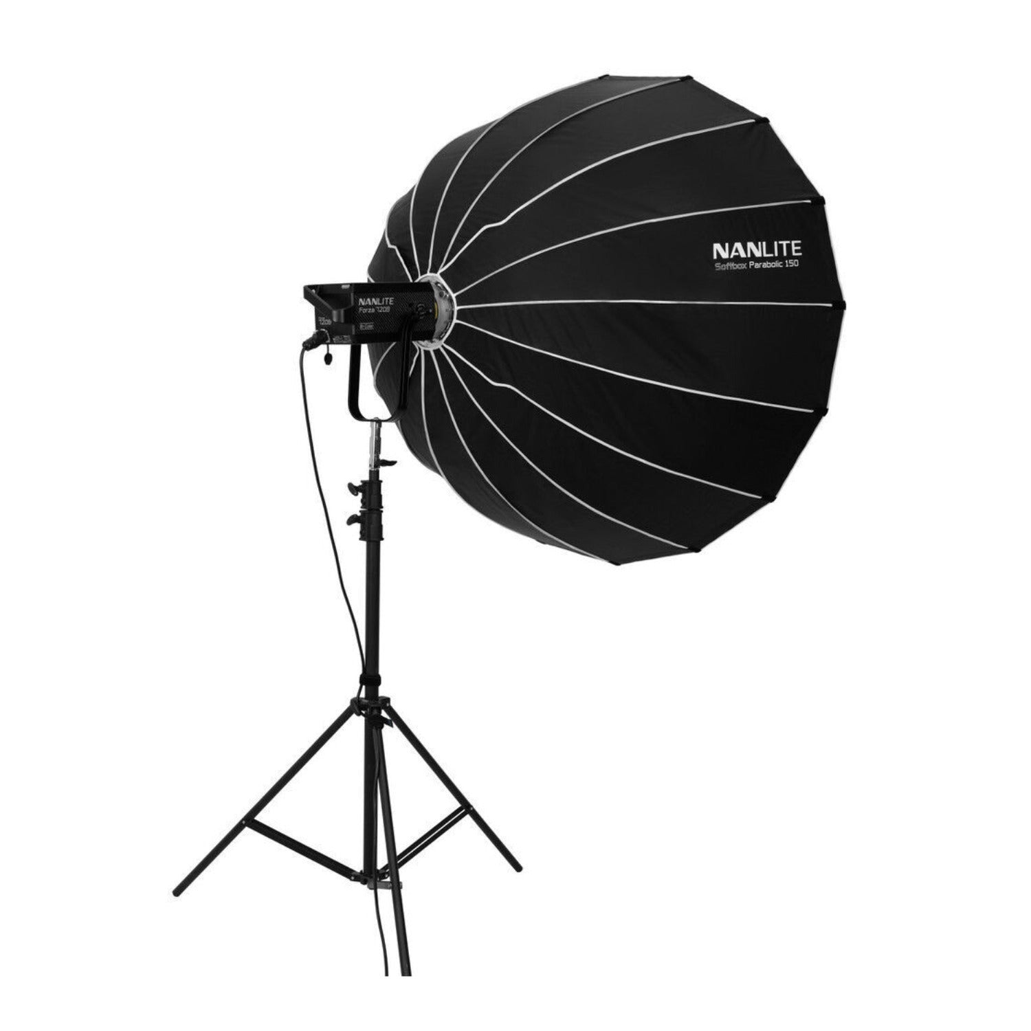 Nanlite FS-200 Daylight LED Monolight Bundle with Parabolic 150 Softbox