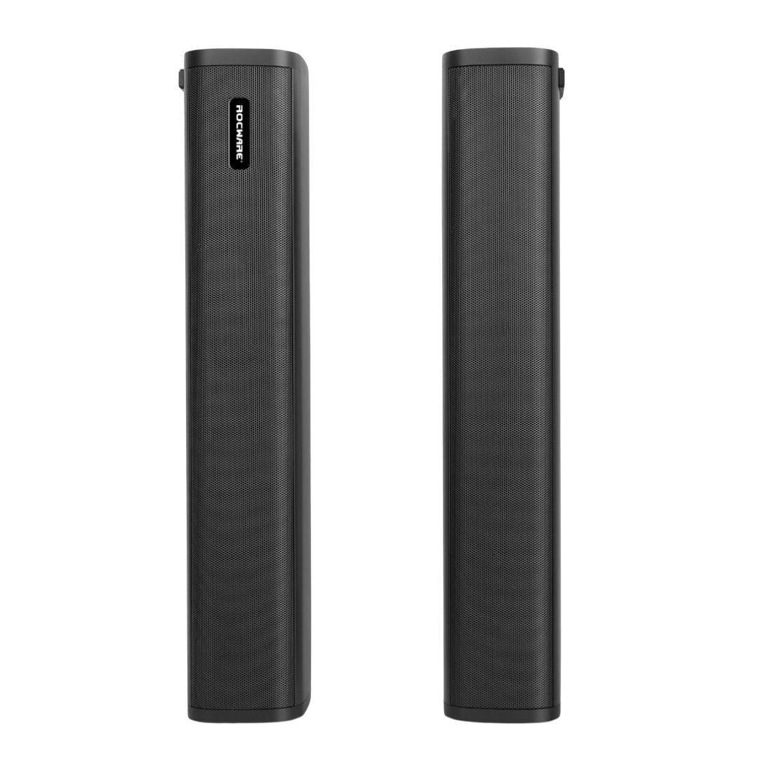 Rocware S22 High Fidelity Super Volume Black Speaker with 3.5mm Audio Interface