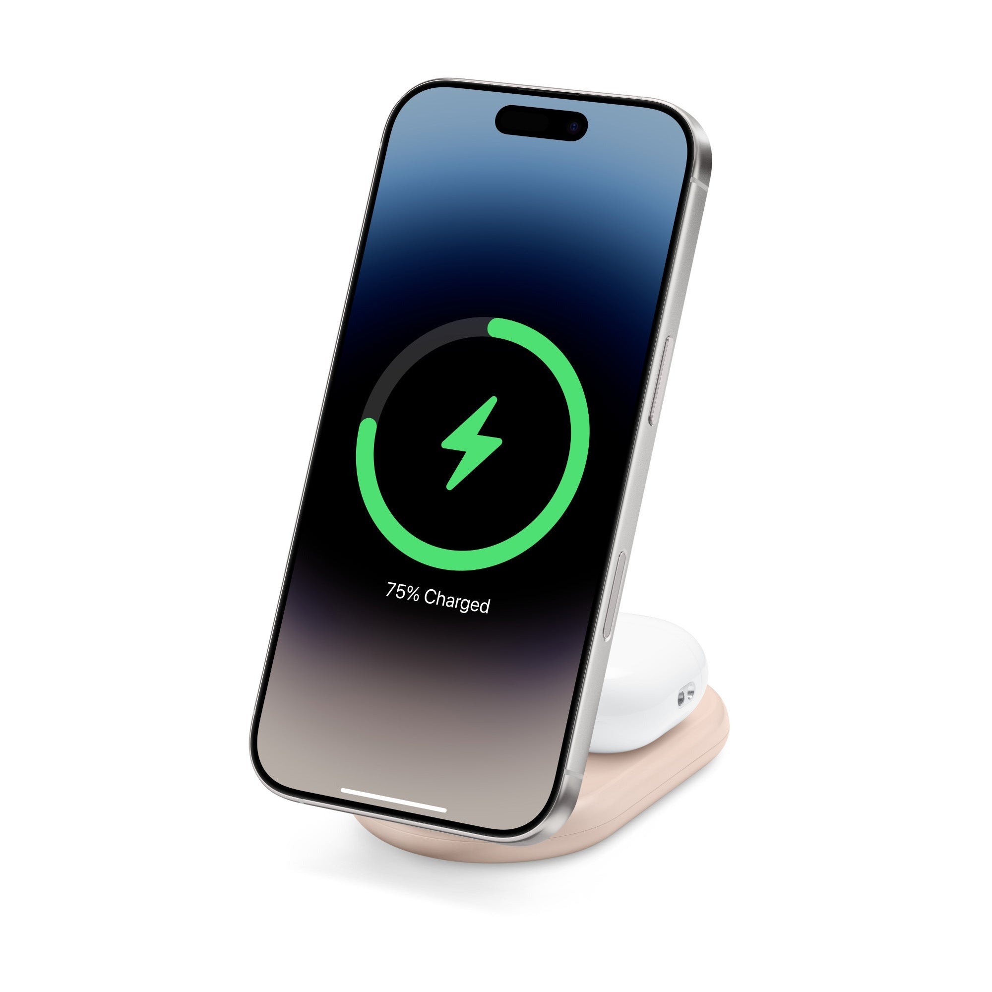 Belkin BoostCharge 15W 2-in-1 Magnetic Wireless Qi2 Charging Stand (Teal)