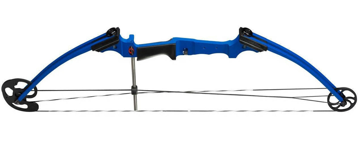 Genesis Archery Original Compound Bow (Left Hand, Blue) and Arrows