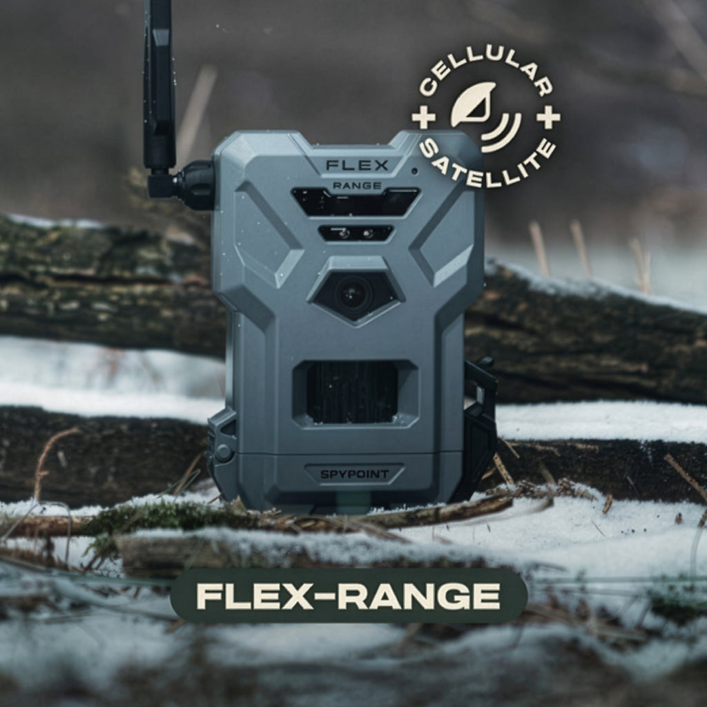 Spypoint FLEX-RANGE Cellular Trail Camera with 40MP and Rugged Exterior