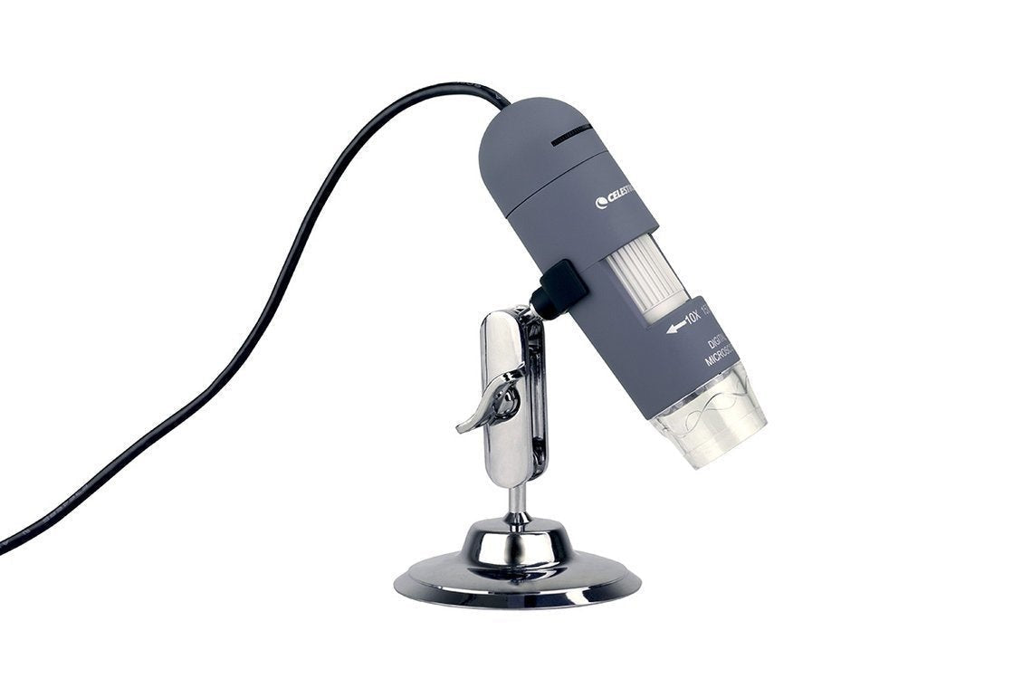 Celestron 44302-C Deluxe Handheld Digital Microscope (Gray)