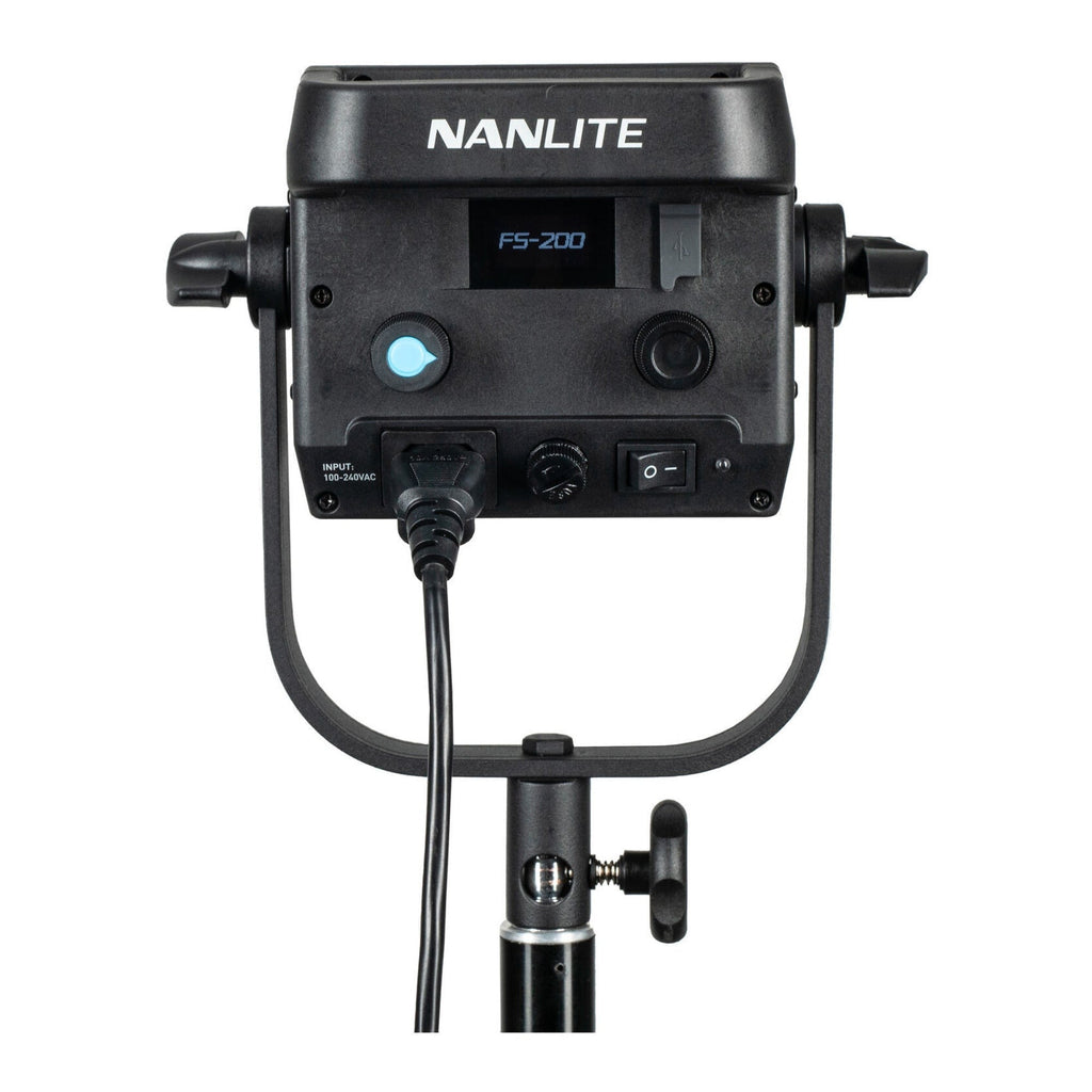 Nanlite FS-200 Daylight LED Monolight with Rapid 90 Parabolic Softbox Bundle