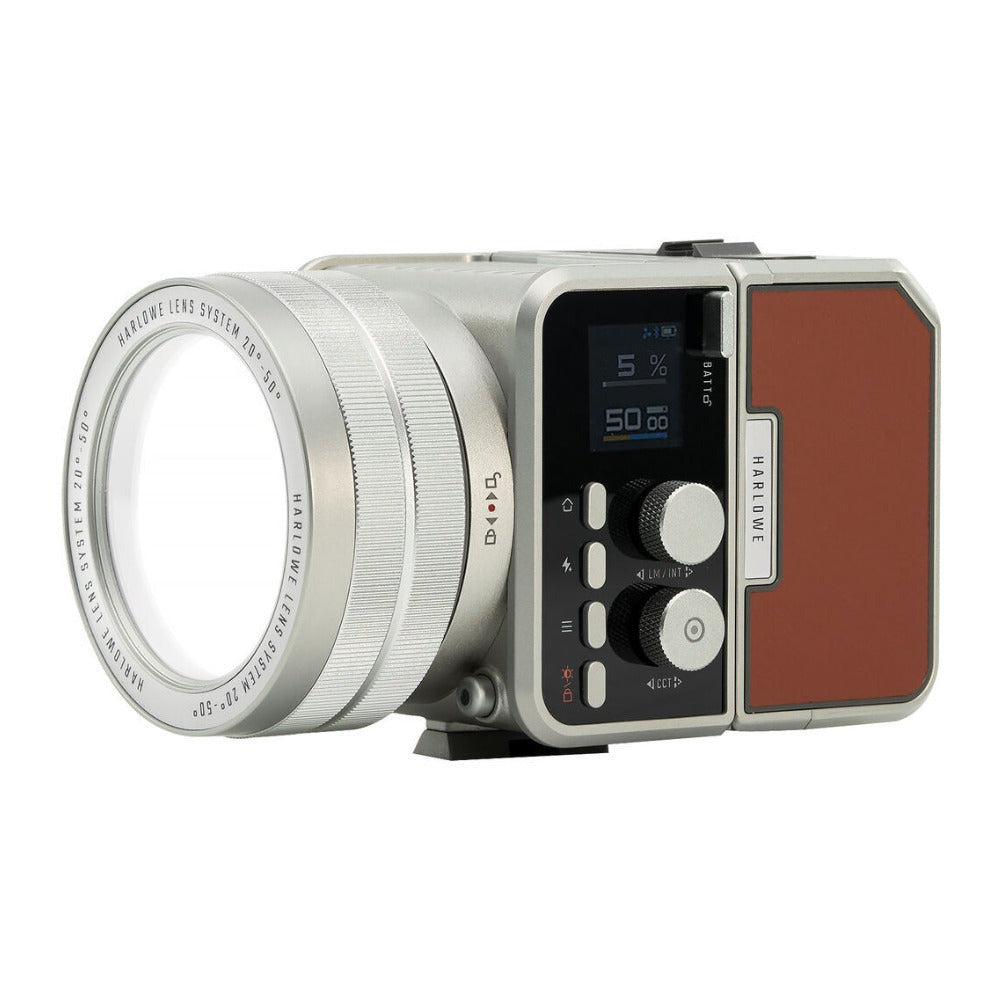 Harlowe Mini Max Bi-Color LED Monolight Standard Kit (Brown Faux Leather)