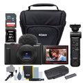Sony ZV-1 II Vlog Camera (Black) with Vlogger Kit and Case Bundle