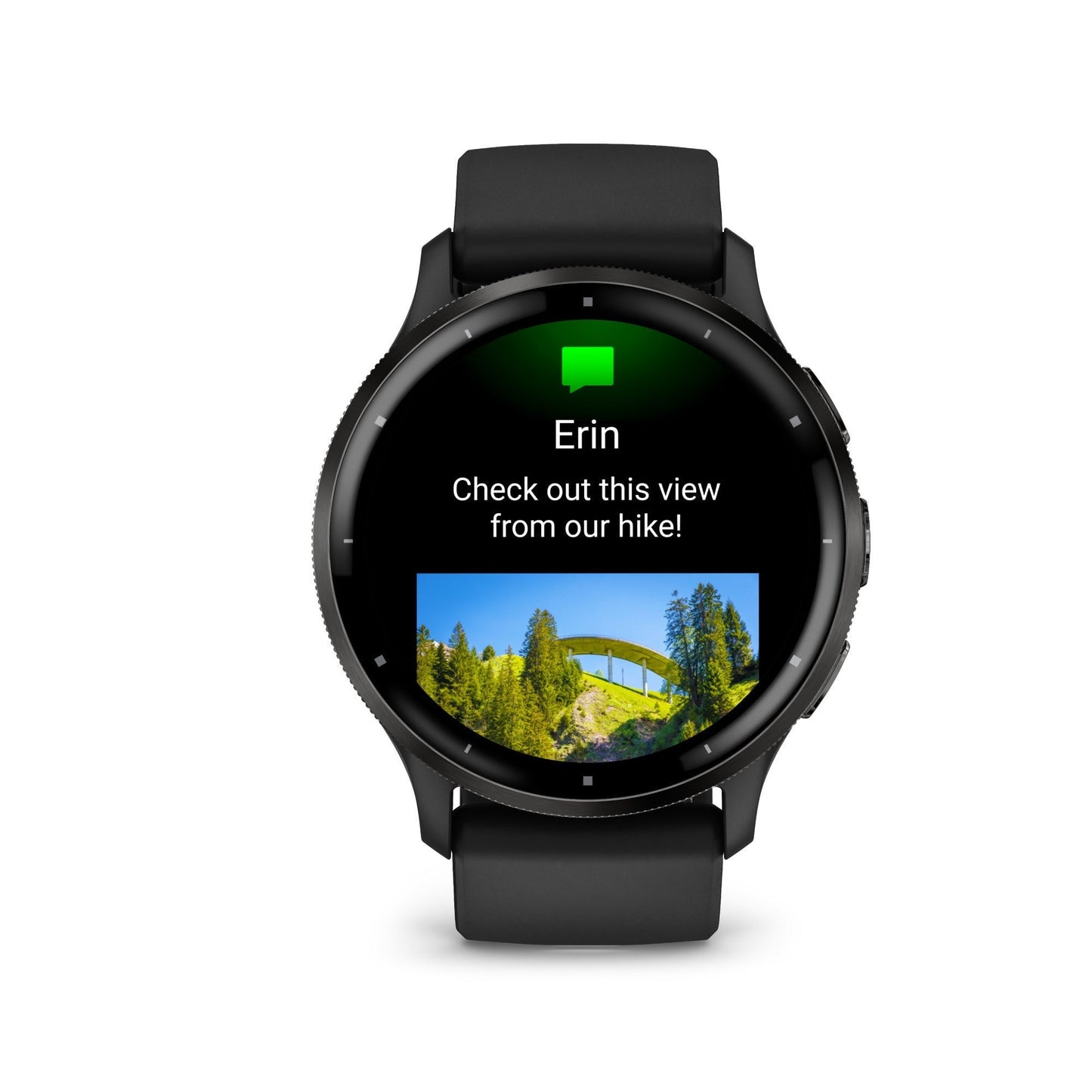 Garmin Venu 3 Smartwatch (Slate/Black) with Charging Stand and Port Plugs