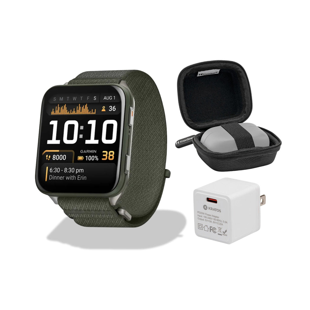 Garmin Venu X1 Moss with Titanium Caseback and Moss ComfortFit Band Bundle
