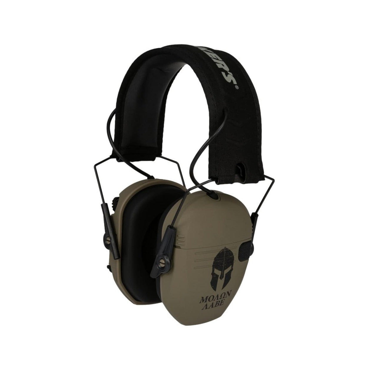 Walker's Razor Slim Molon Labe Electronic Earmuffs (FDE) with Case Bundle