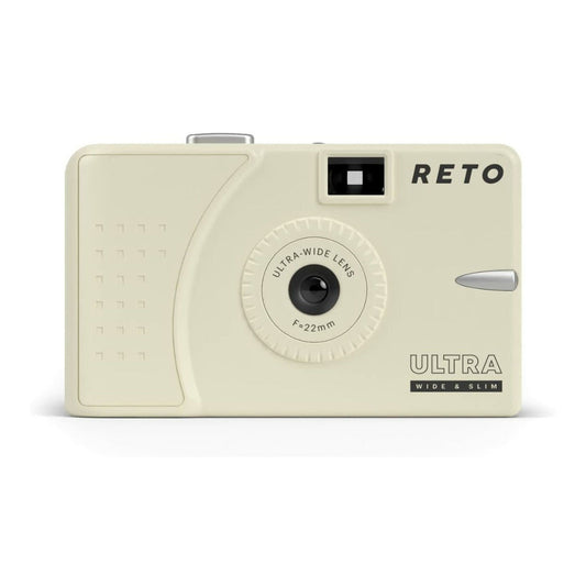 Reto 35mm Ultra Wide and Slim Film Camera with 22mm Lens (Cream)