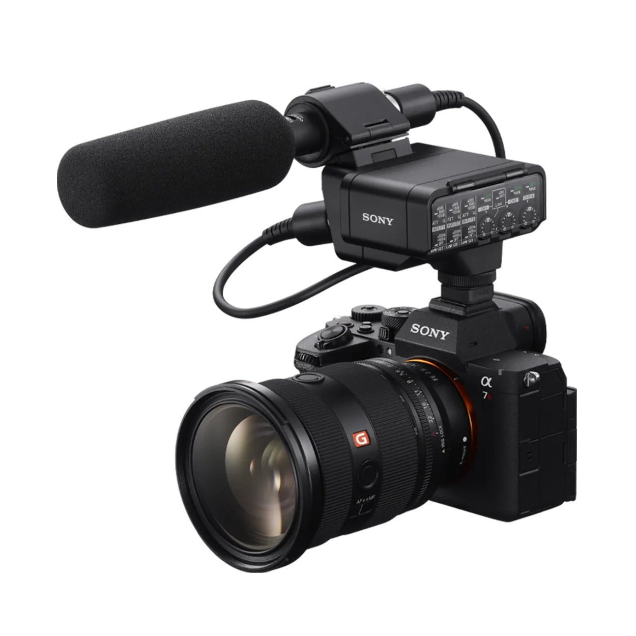 Sony XLRA4 Digital XLR Adaptor Kit with 32bit Float and 96 kHz Sampling for Sony Alpha Cameras