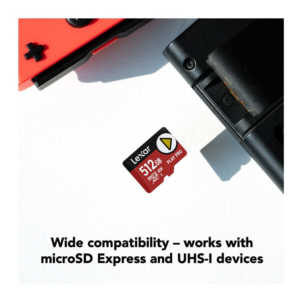 Lexar 512GB PLAY PRO microSDXC Express Memory Card