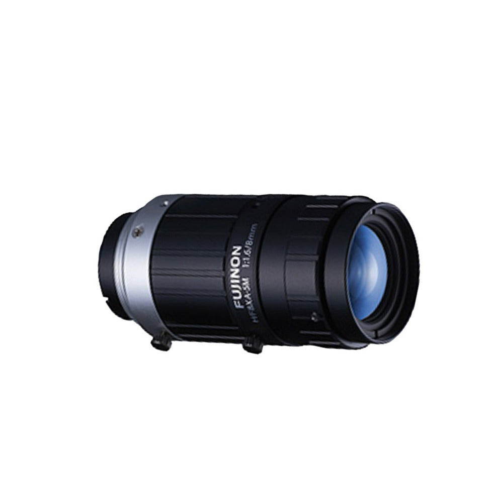 Fujinon HF8XA-5M 2/3-Inch 8mm F1.6 Manual Iris Low Distortion C-Mount Lens