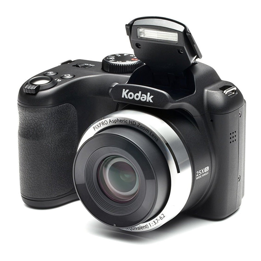 Kodak PIXPRO AZ252 16MP Digital Camera (Black) with 32GB SD Card and Case