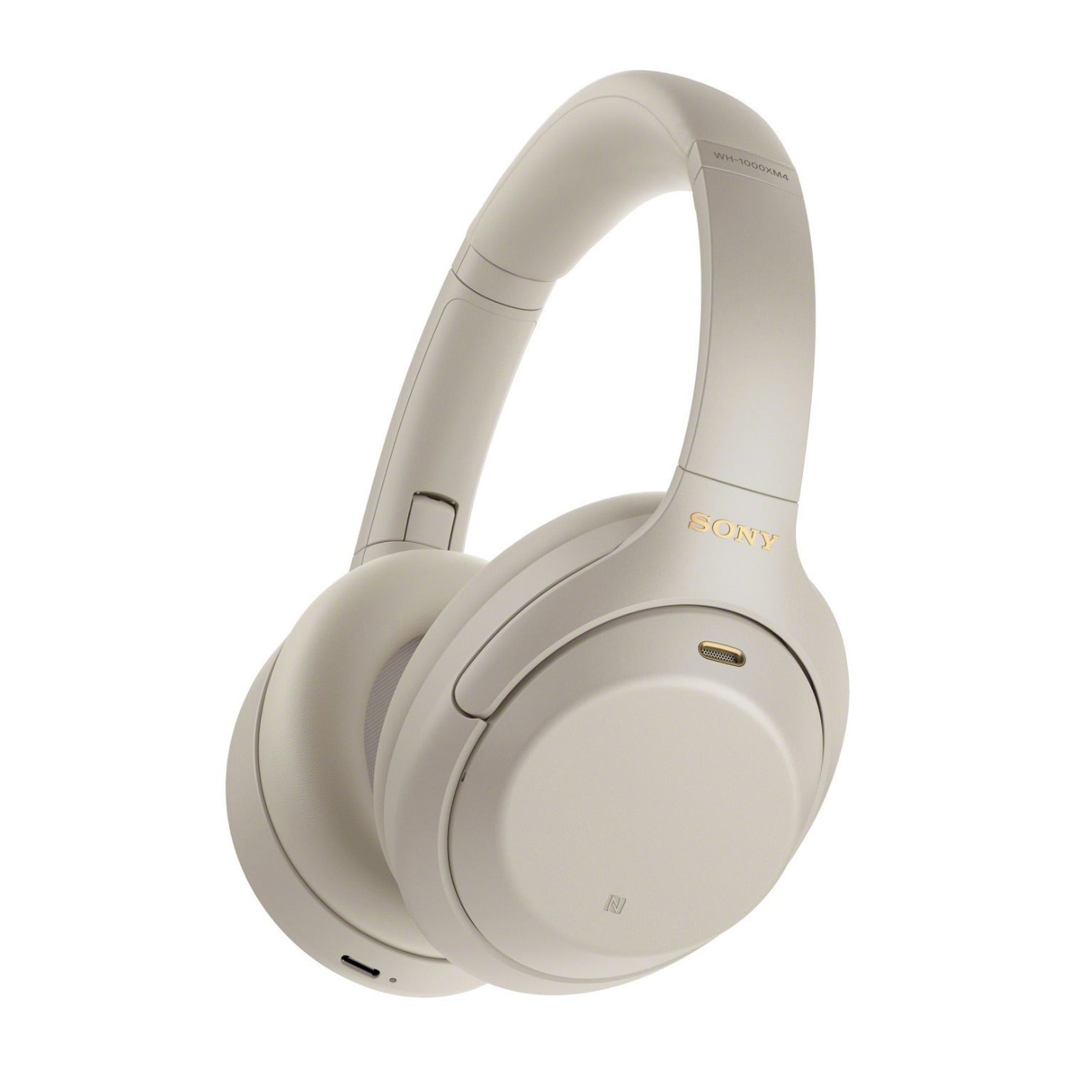Sony WH-1000XM4 Wireless Noise Canceling Over-Ear Headphones (Silver) (Used)