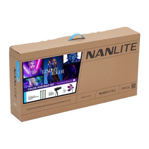 Nanlite Lindsay Adler Color Portrait Kit Inc. PT15C4KIT, FORZA60C, FL-11 Fresnel