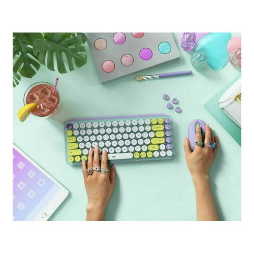Logitech POP Keys Wireless Mechanical Keyboard and POP Mouse Bundle