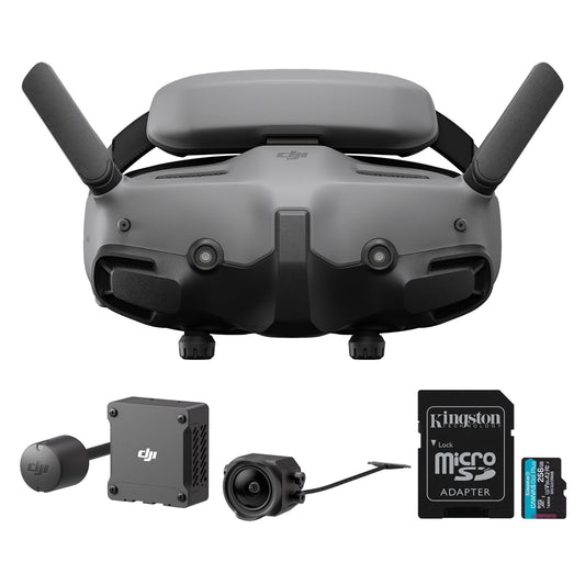 DJI Goggles 3 with O3 Air Unit and 256GB MicroSDXC Memory Card bundle