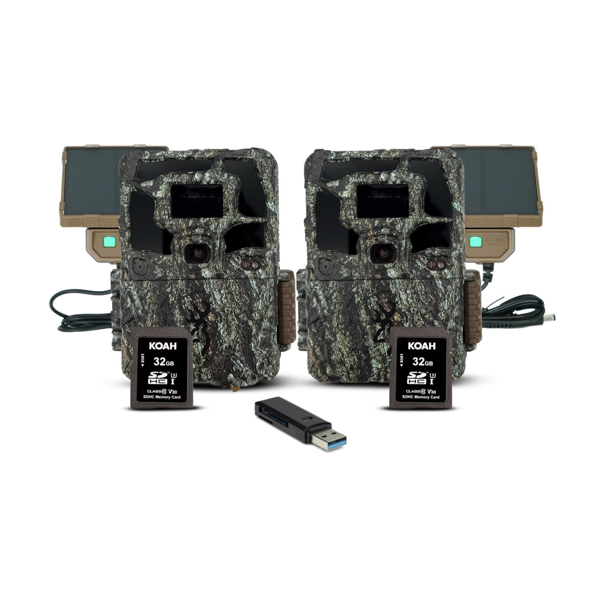 Browning Dark Ops Pro X 1080 Trail Camera (2-Pack) with Accessories Bundle