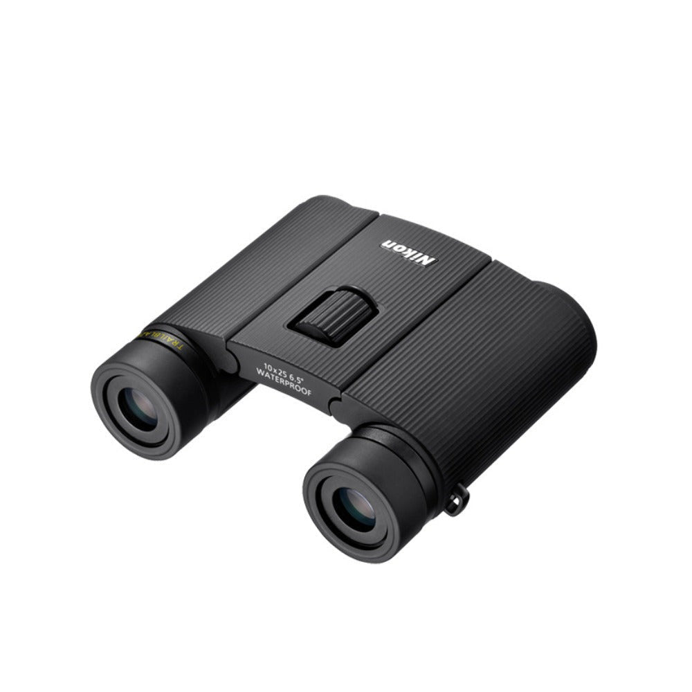 Nikon Trailblazer II 10x25 Compact Binoculars (Black) with Sling Strap Bundle
