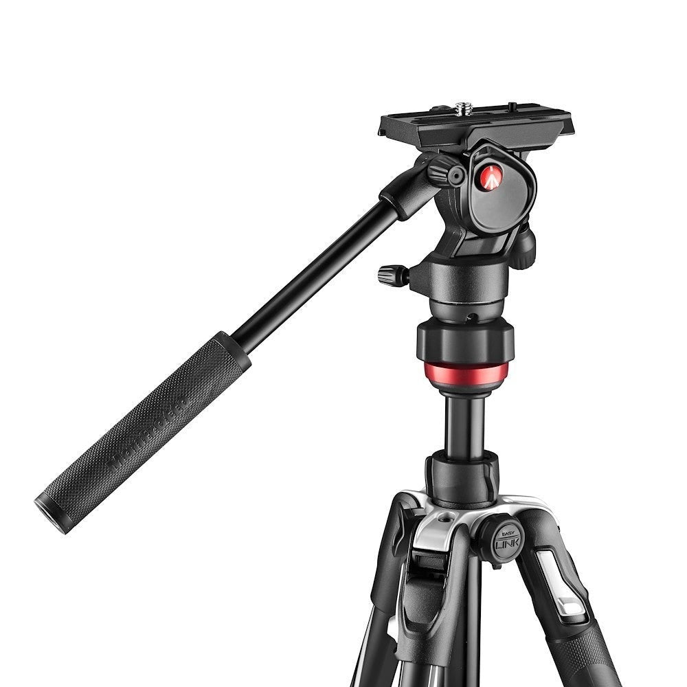 Manfrotto Befree Travel Fluid Drag System Professional Video Tripod