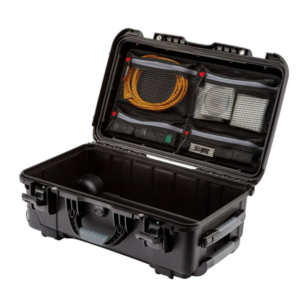 Nanuk Mesh Lid Organizer with 2 Large Mesh Pockets with Front Zipper for 935 Case (Black)