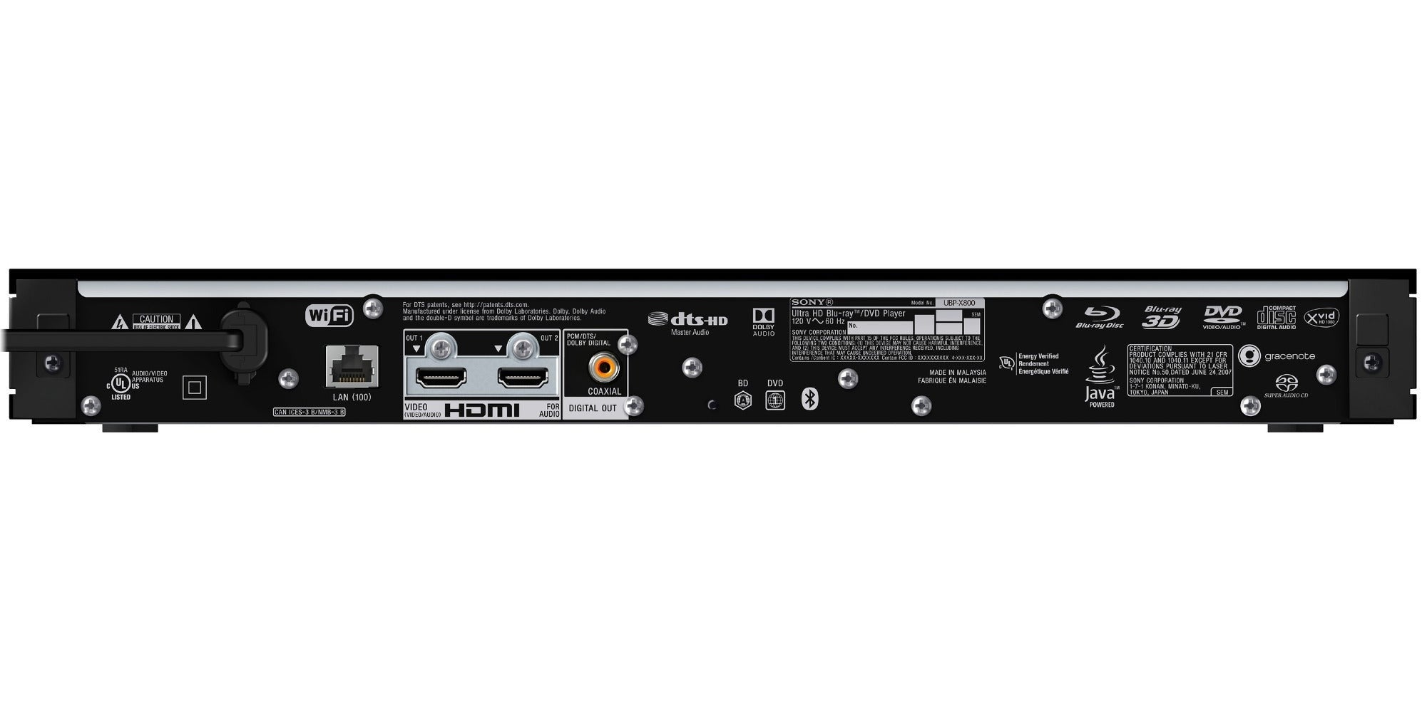 Sony Premium 4K UHD Blu-ray Player with Bluetooth