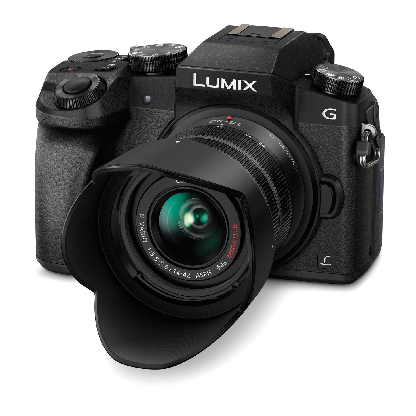 Panasonic LUMIX G7 Mirrorless Camera with 14-42mm f/3.5-5.6 Lens (Black) Bundle