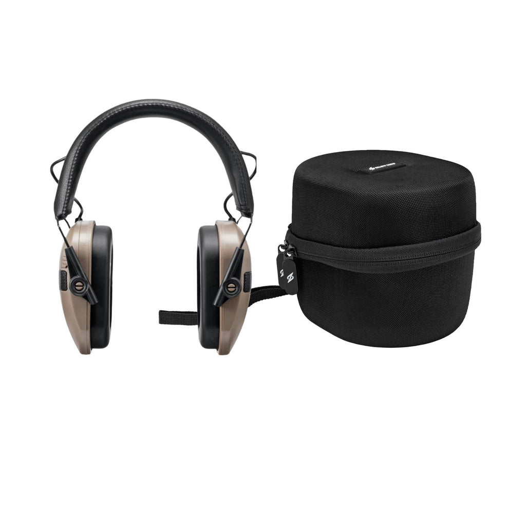 Walker's Razor Junior Electronic Youth and Women's Protection Muff Bundle (FDE)
