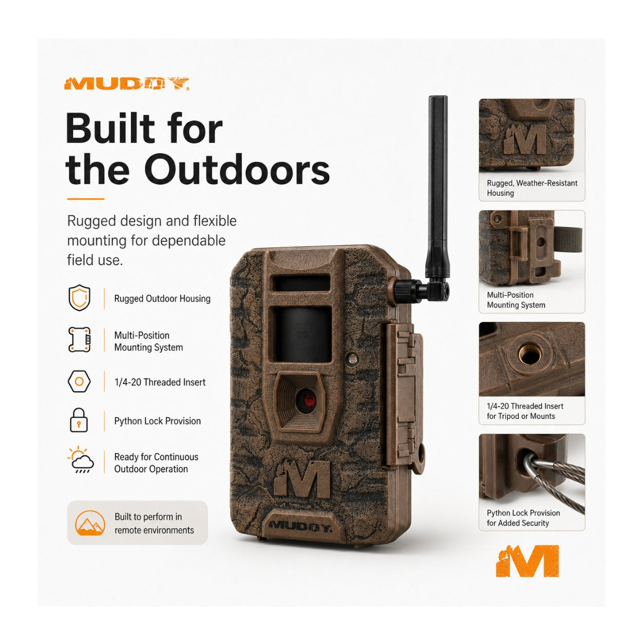Muddy Outdoors Mitigator 3.0 Combo Cellular Trail Camera (2-Pack) with Accs