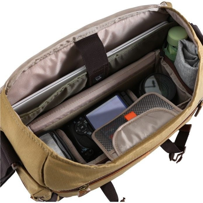 Vanguard Havana 33 Messenger Bag for Camera Gear & 13-inch Laptop (Brown)