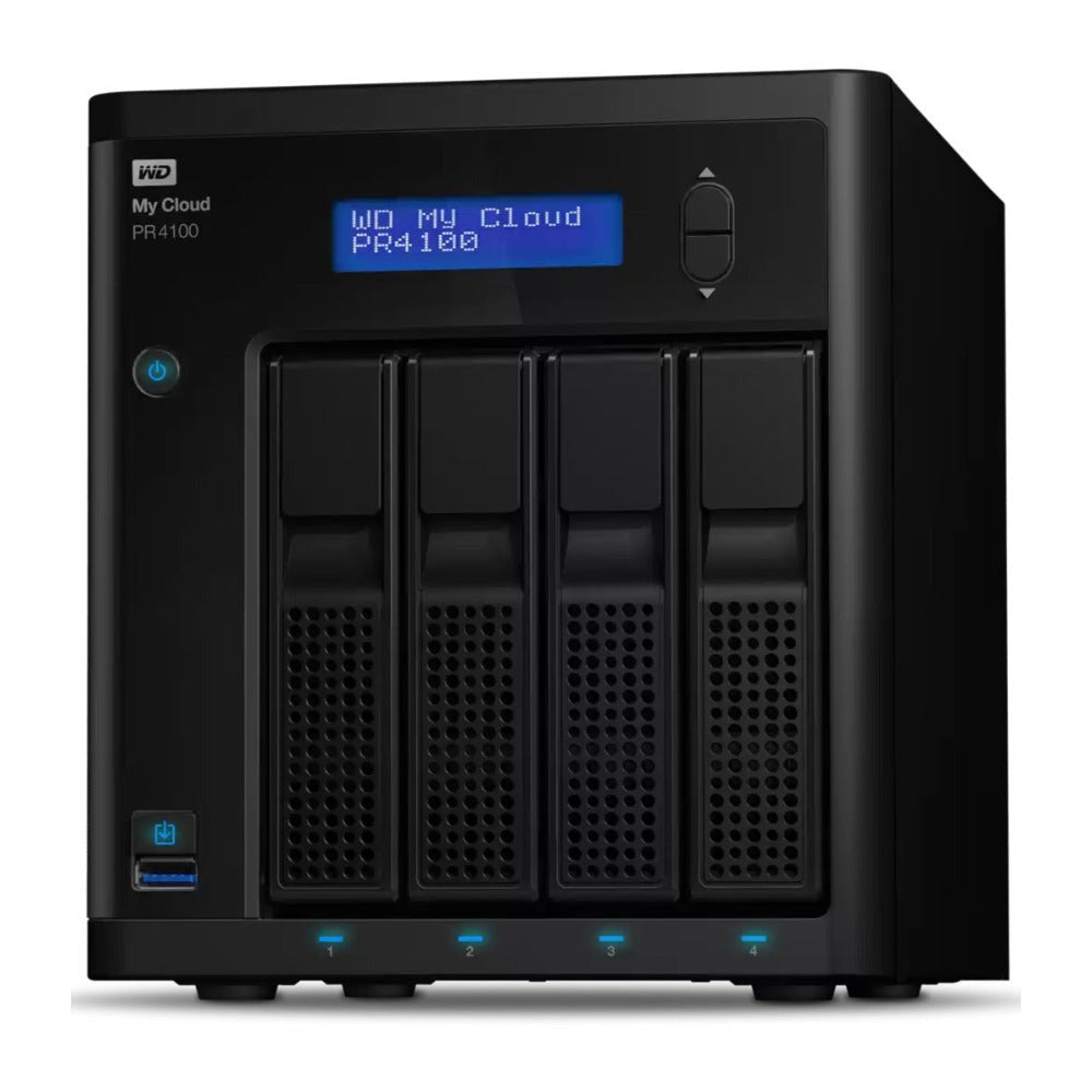 Western Digital My Cloud Pro Series 32TB PR4100 4-Bay NAS Server (4 x 8TB)
